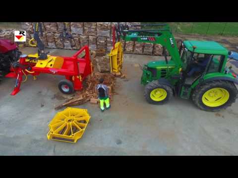 RABAUD - Log splitter for tractor: HORIZONTAL F80