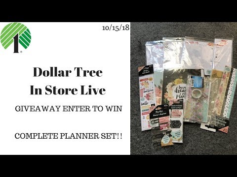 Come with me to Dollar Tree 🌳 In Store 😍 Shopping Chit Chat and Giveaway! Video