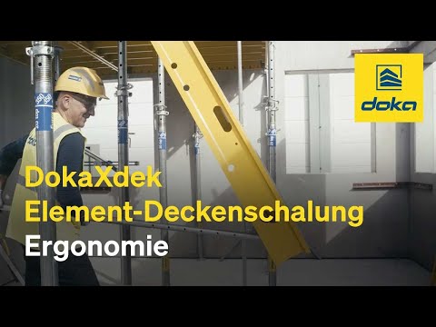 DokaXdek Element-Deckenschalung | Ergonomie [DE]