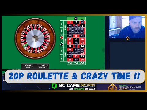 20p Roulette & Crazy Time session! #casino #roulette #gambling #crazytime  18+ Only
