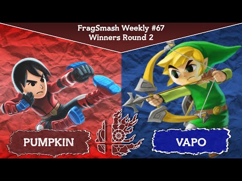 FragSmash Weekly #67 | Pumpkin (Mii Brawler) vs Vapo (Toon Link) | Winners Round 2