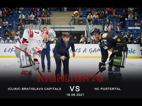 HIGHLIGHTS - iClinic Bratislava Capitals vs. HC Pustertal - 18.09.2021