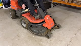 Купить трактор газонокосилку Husqvarna Rider R 13 - Изображение 4 | Agroline LV Трактор газонокосилка Husqvarna Rider R 13 | Изображение 4 - Agroline