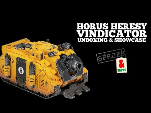 Vindicator Siege Tank Unboxing Warhammer The Horus Heresy