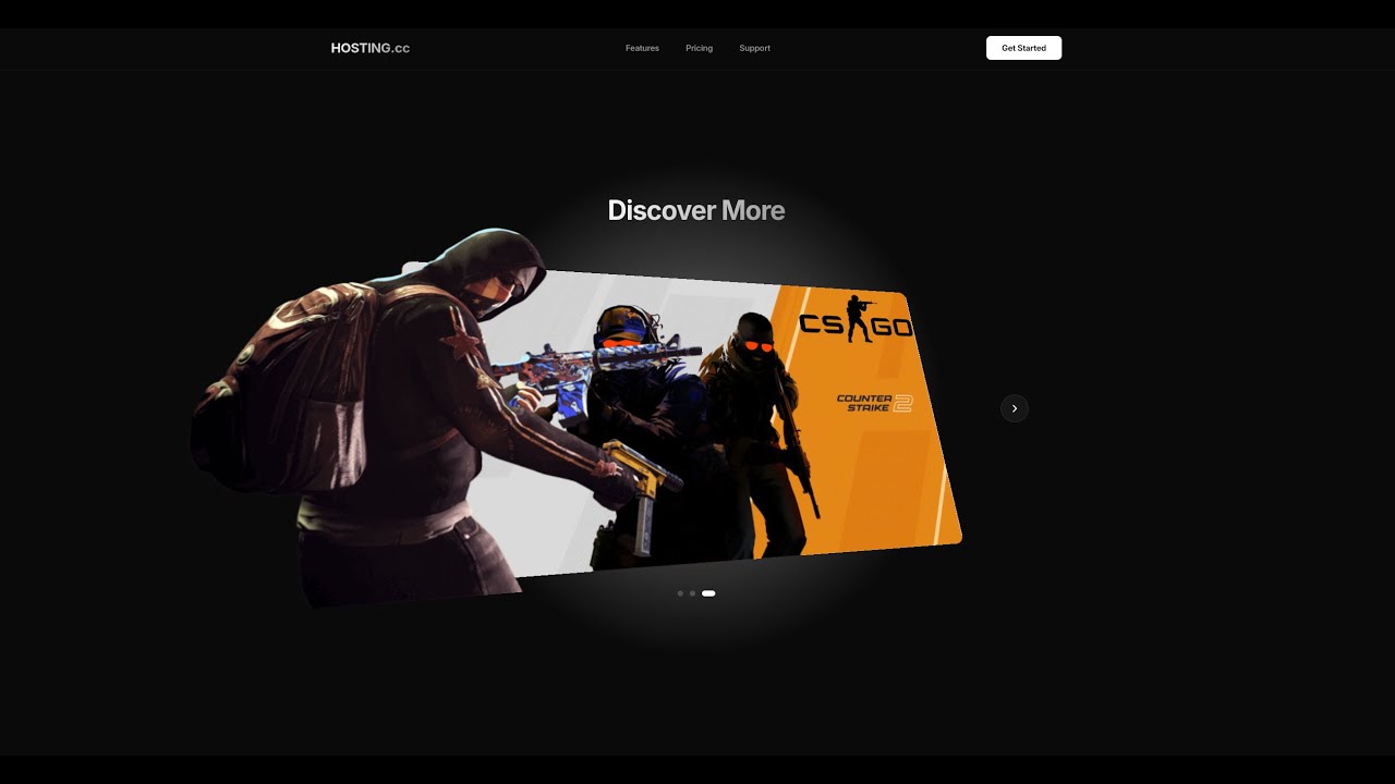 Game Hosting Template Website v1.0
