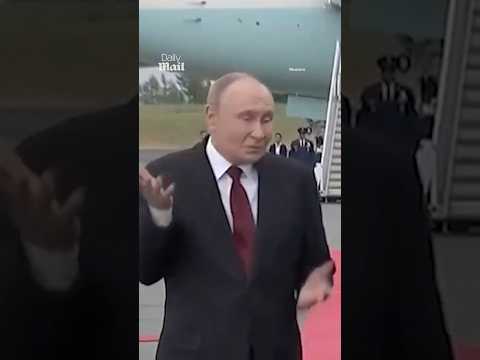 Putin's reaction to journalist asking if he'll stop killing civilians
