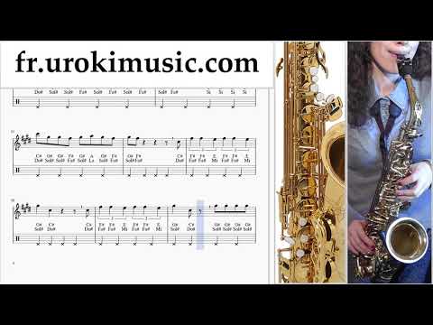 Cours de Saxophone Alto Lele Pons - Celoso Tuto Partitions um-i829