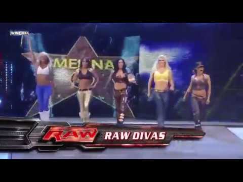 WWE RAW 06/04/2009│RAW Divas vs SmackDown Divas