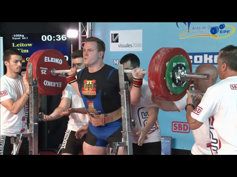 Junior Men, 93 to 120+ kg - European Equipped Powerlifting Championships 2017