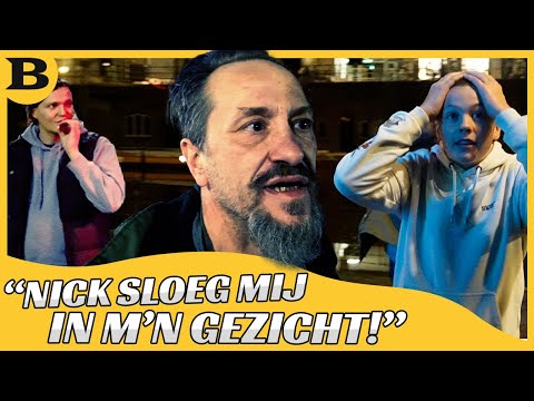 ZWERVER NICK GOOIT MICROFOON IN DE GRACHT!