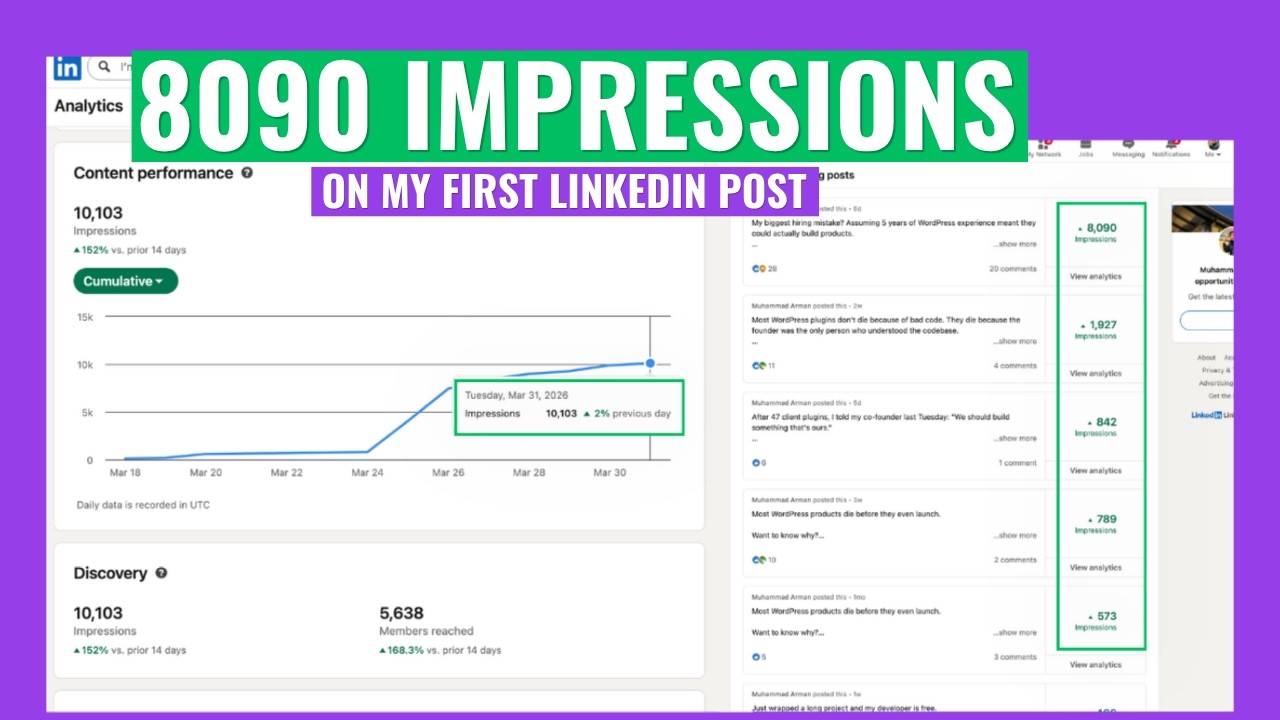 Why My LinkedIn Posts Got Zero Impressions (Until I Added This)