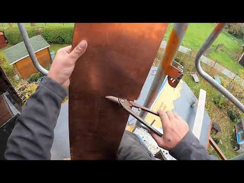 Schiefer Schuppendeckung an Giebel Teil 2 - Schieferdecker aus Sachsen