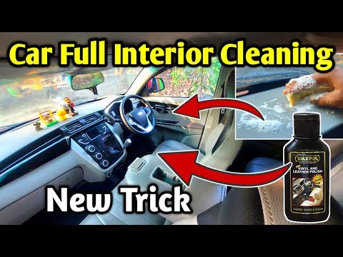 Car full interior cleaning at home I Car interior cleaning trick 2021