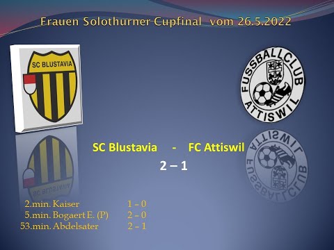 Frauen Solothurner Cupfinal 2022 SC Blustavia - FC Attiswil