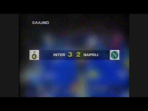 1996-97 (33^ - 25-05-1997) INTER-Napoli 3-2 [Aut.Ince,Ince,Zamorano,Djorkaeff,Caccia] 90°Minuto Rai1