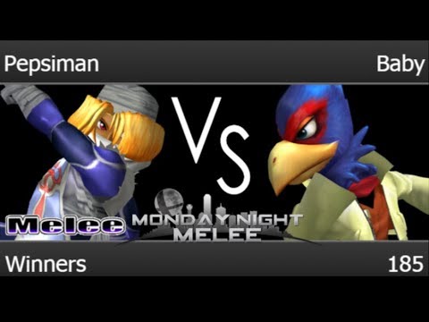 MNM 185 - Pepsiman (Sheik) vs Baby (Falco) Winners - Melee