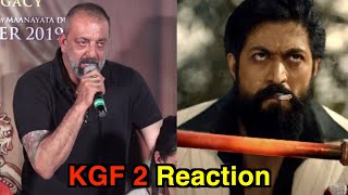 Sanjay Dutt FIRST Reaction On Character ADHEERA From KGF Chapter 2 | KGF Teaser | Yash | Sanjay Dutt video