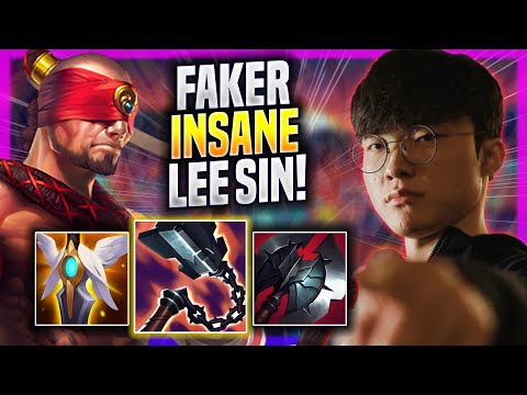 FAKER IS INSANE WITH LEE SIN! - T1 Faker Plays Lee Sin JUNGLE vs Viego! | Season 2023