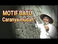 Concept Cara mudah membuat plester tembok motif batu seperti asli cenut nut, Video cara membuat motif batu sikat paling seru!