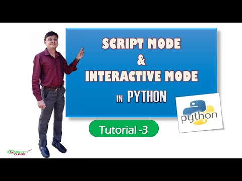 Script Mode And Interactive Mode In Python Ide Tutorial 3