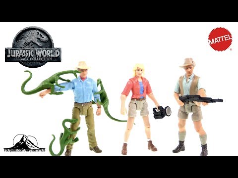 Optibotimus Reviews: Jurassic World Legacy Collection ALAN GRANT, ELLIE SATTLER and ROBERT MULDOON