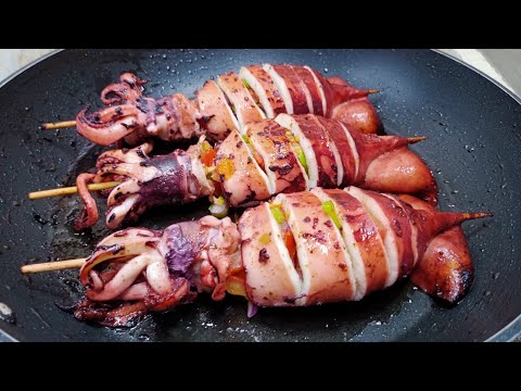 Gawin mo ito sa Pusit! Mapapa Wow ka sa Sarap nito! #inihawnapusitsakawali