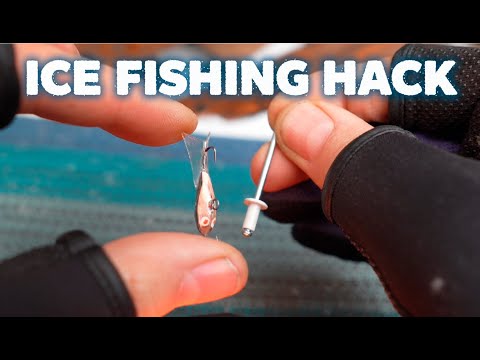 Ice Fishing Hack: Using a Rivet for Custom Lure Making
