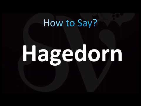 How to Pronounce Hagedorn (CORRECTLY!)