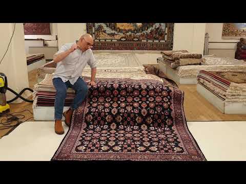 Rare Fine Bidjar Persian Carpet - Handmade Taghavi SILK Bijar Rug Masterpiece