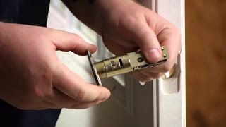 How to Replace an Exterior Door Knob Lock Set