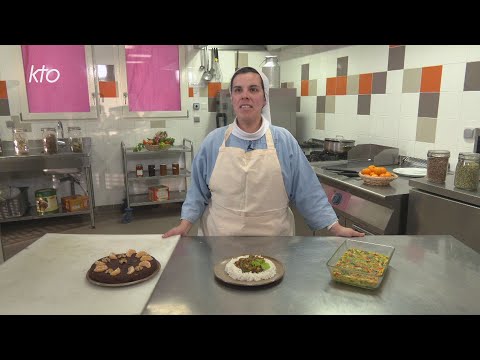 Curry de légumes aux lentilles, omelette au four, brownie chocolat-courgette