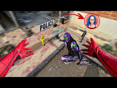 5 Bros Spider-Man Rescues Police From The Serbian Dancing Lady In Abandoned Hospital (Action POV)