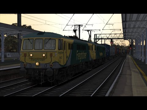 Train Simulator 2021 86622 & 632 pass Ipswich with 4S88
