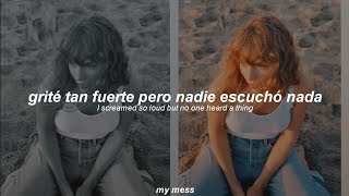 taylor swift - clean (taylor&#39;s version) (traducida al español + lyrics)