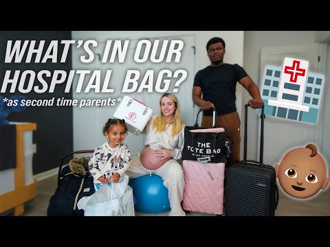 WHAT'S IN OUR HOSPITAL BAG FOR LABOR & DELIVERY! *as second time parents*