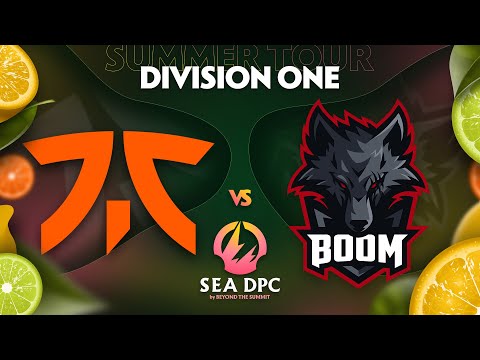 Fnatic vs BOOM Game 1 - DPC SEA Div 1 Summer Tour w/ MLP & johnxfire