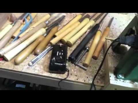 What you always wanted from a Harbor Freight lathe.