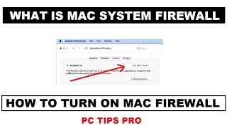 What is Mac System Firewall | How to Turn on MacOS Firewall