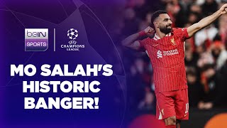 Download lagu Mo Salah nets a BANGER and makes Liverpool European Cup history! | UCL 24/25 Moments mp3