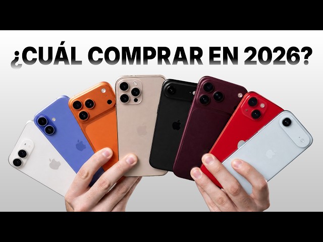 Este es el MEJOR iPHONE que te RECOMIENDO comprar en 2026