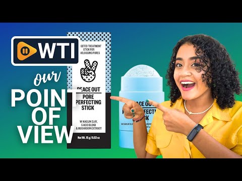 PEACE OUT Pore Perfecting Stick Acne Solution & Blackhead Remover - WTI product video review