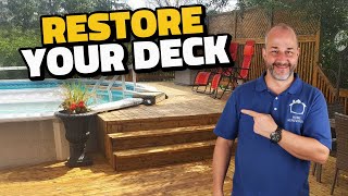 Deck Restoration Step by Step | How to Clean and Restore a Weathered Deck