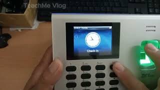 ZKTECO K40 BIOMETRIC UNBOXING, ADDING SUPER USER AND IP ADDRESS