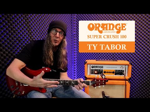 Orange Super Crush 100C 100w 1x12 Solid State Guitar Combo Amp, Black image 4