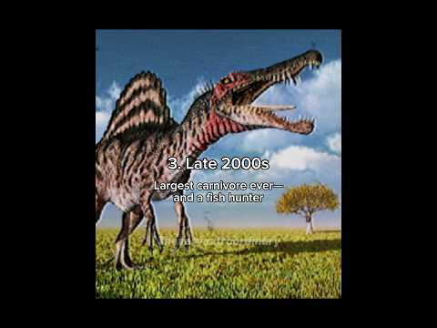 The many changes to Spinosaurus throughout the years #dinosaur #prehistoric #spinosaurus