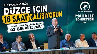  Başkan Özlü Mahalle Sohbetlerini Azmimilli’de Sürdürdü