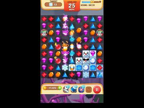 Jewel Match King Level 413 - Walkthrough ( No Booster )