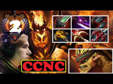 CCNC #2 NA PHYSICAL DAMAGE SHADOW FIEND VS TANKY BOI BRISTLEBACK AGH BUILD | DOTA2ORBS