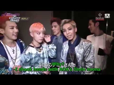 [ENG SUB] 140718 M!Countdown Bigflo AOA cut