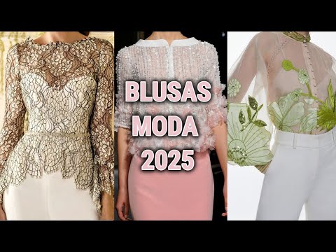 BLUSAS de MODA 2025 ELEGANTES Y SOFISTICADAS